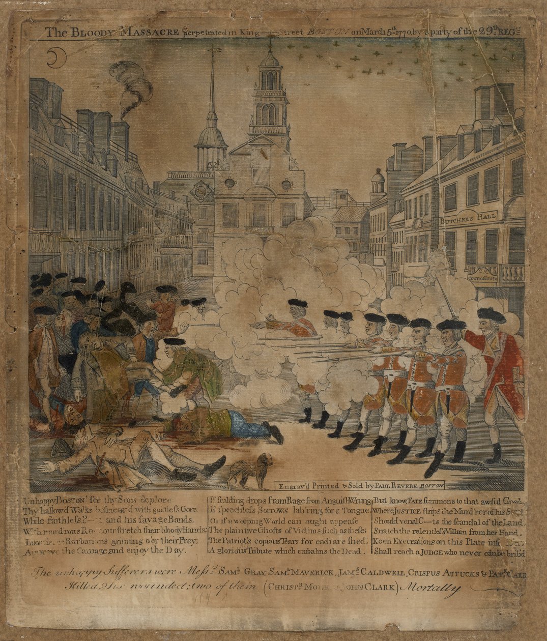 The Bloody Massacre by Paul Revere