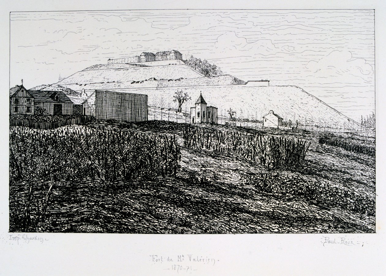 Fort du Mont Valerien, Siege of Paris by Paul Roux