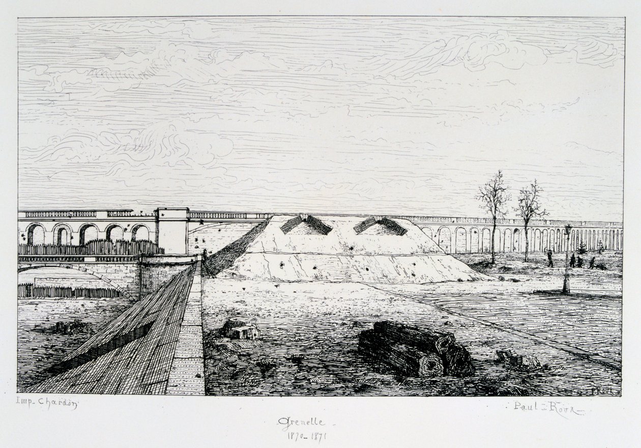 Grenelle, Siege of Paris, 1870-1871 by Paul Roux