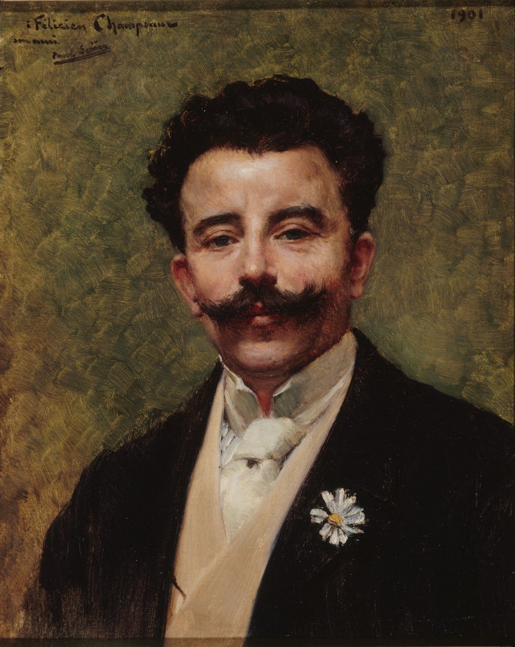 Portrait of Félicien Champsaur by Paul Saïn