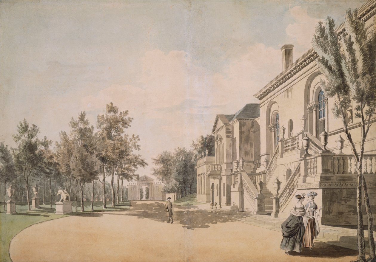 Chiswick House, 1766-1768 by Paul Sandby