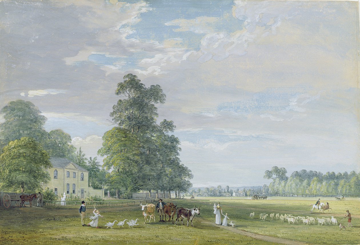 Englefield Green, Near Egham by Paul Sandby: Fine art print