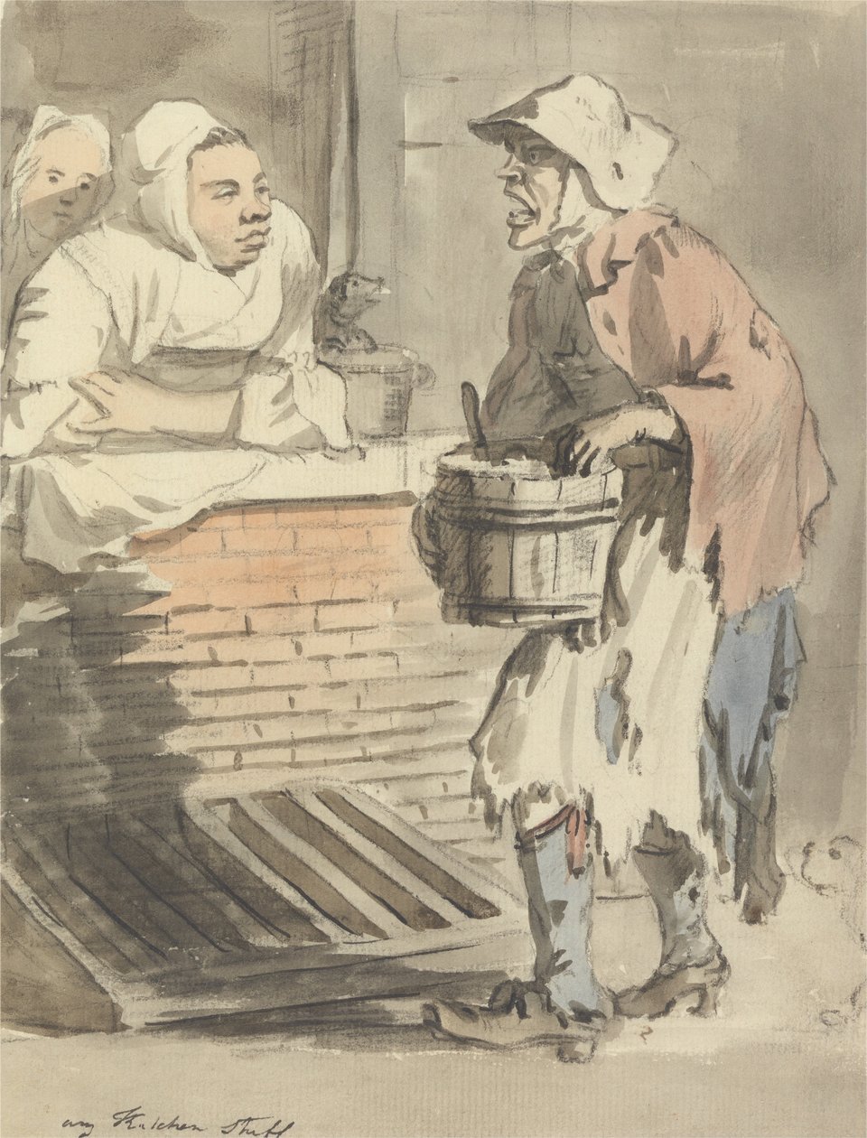 London Cries- Any Kitchen Stuff by Paul Sandby