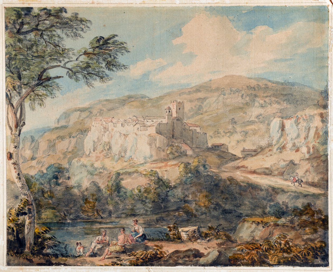 River Landscape by Paul Sandby
