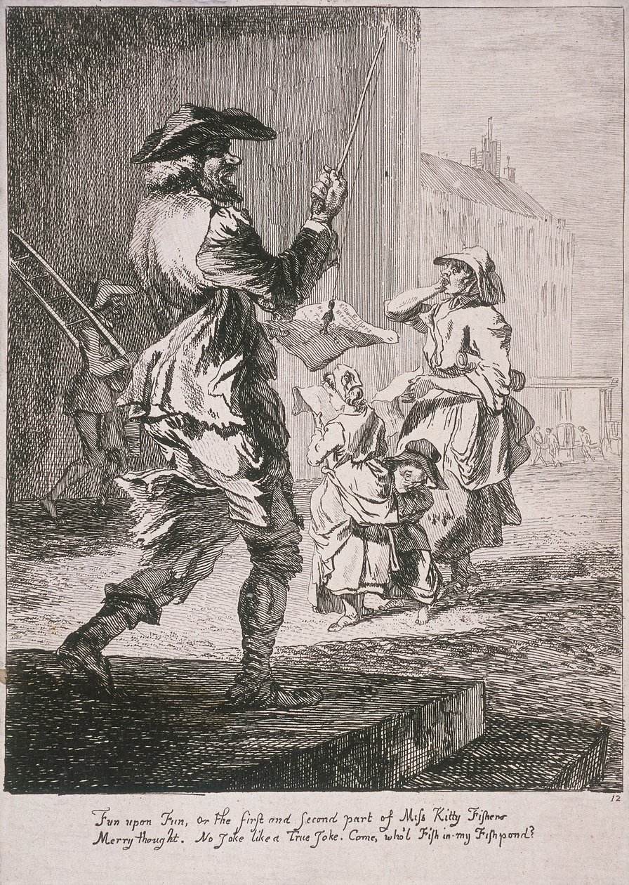 Street entertainers, Cries of London by Paul Sandby
