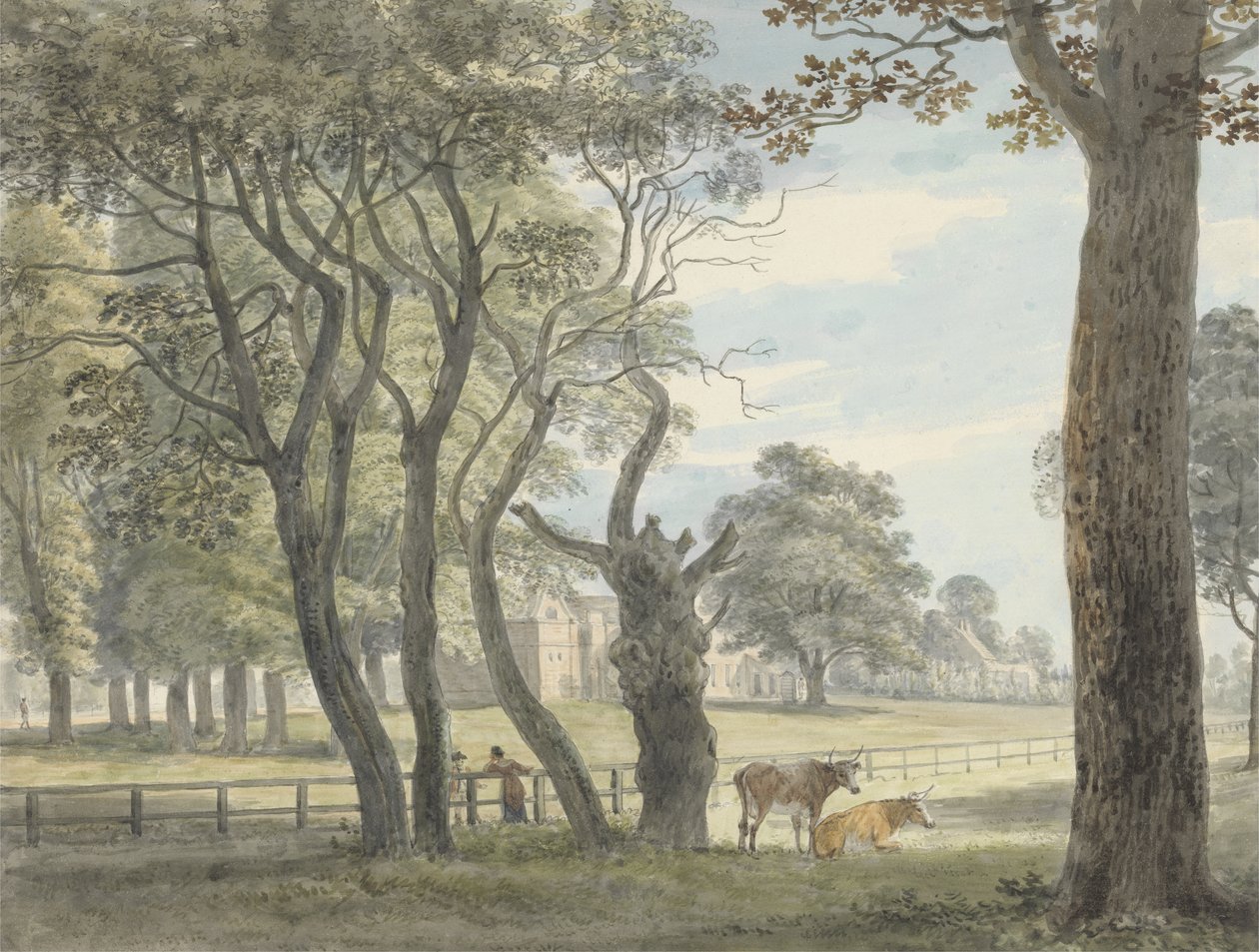 The Gunpowder Magazine, Hyde Park by Paul Sandby