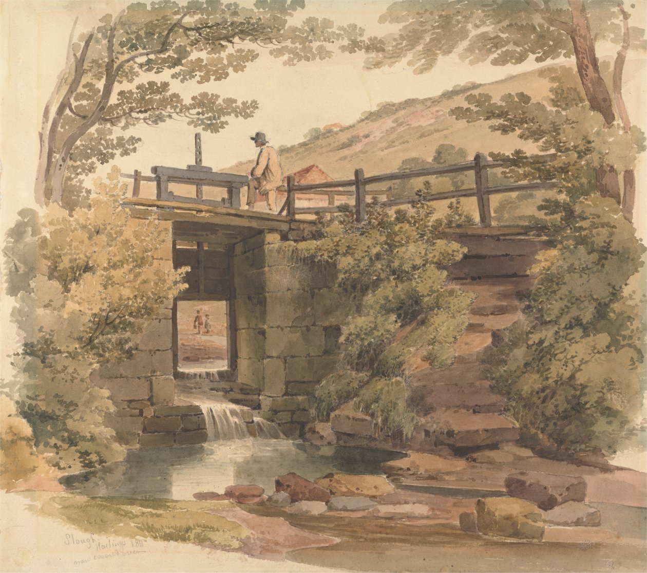 The Sluice Gate near Slough by Paul Sandby Munn