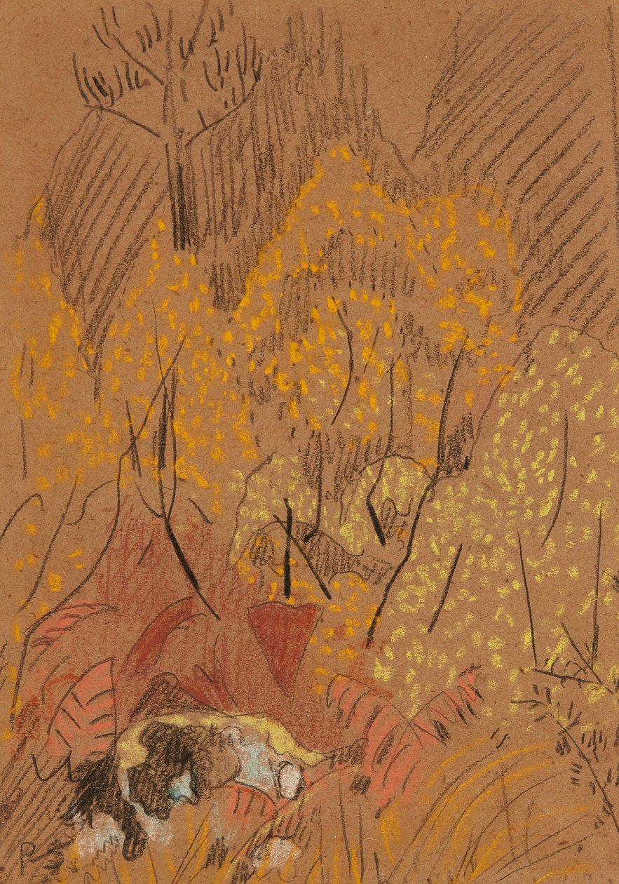 Autumn Landscape at Black Rock, Pont Aven by Paul Sérusier
