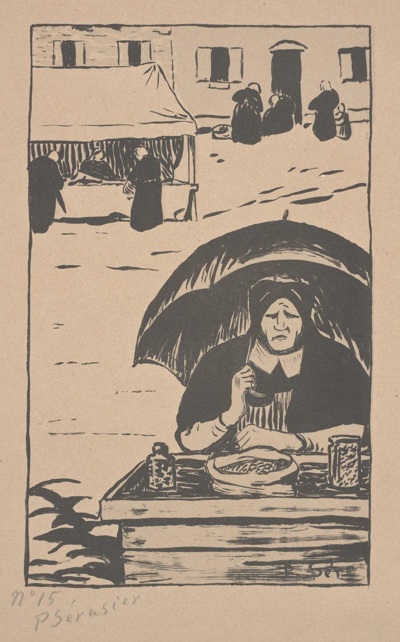 The Candy Seller with an Umbrella by Paul Sérusier