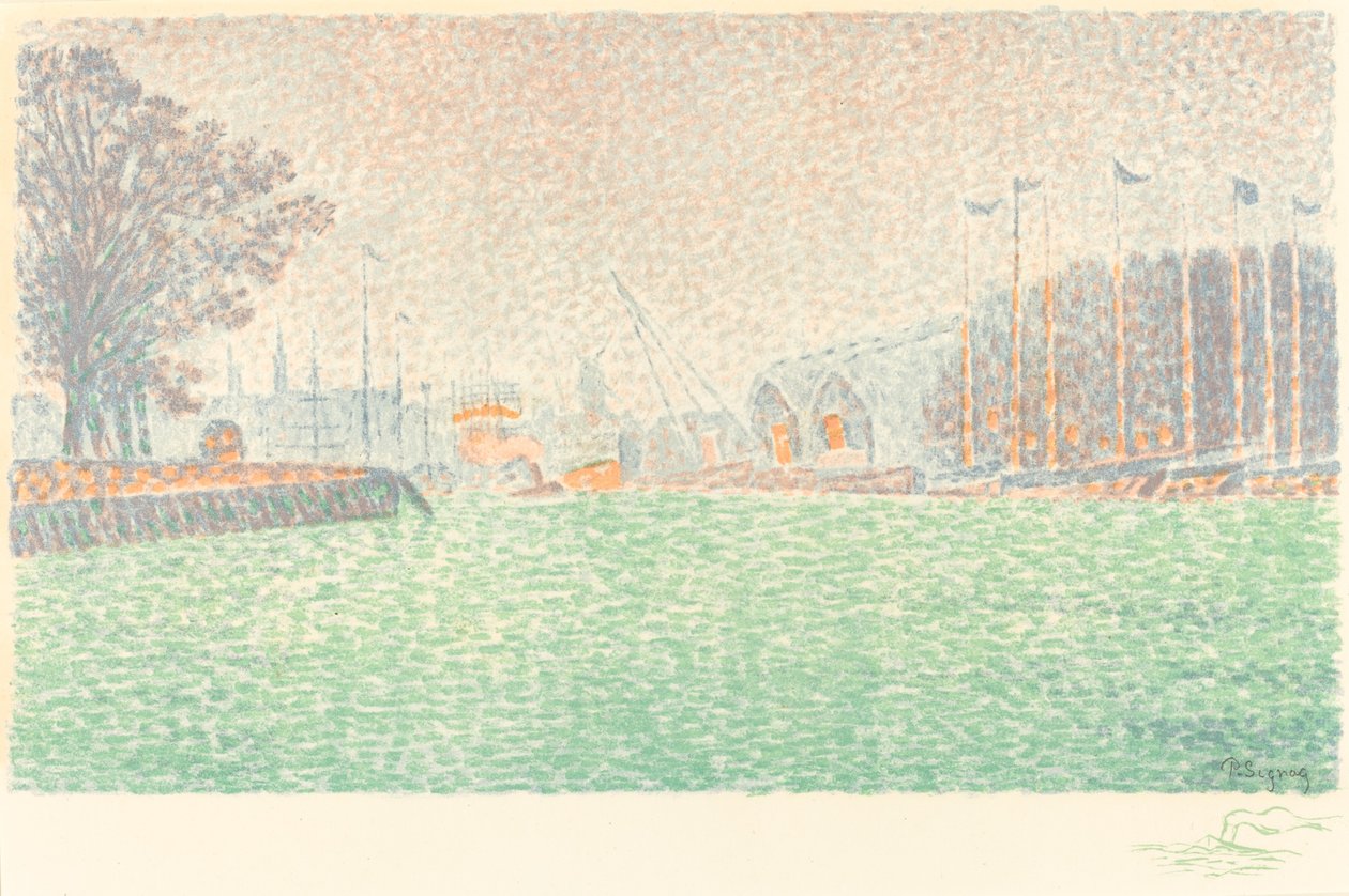 At Flushing by Paul Signac