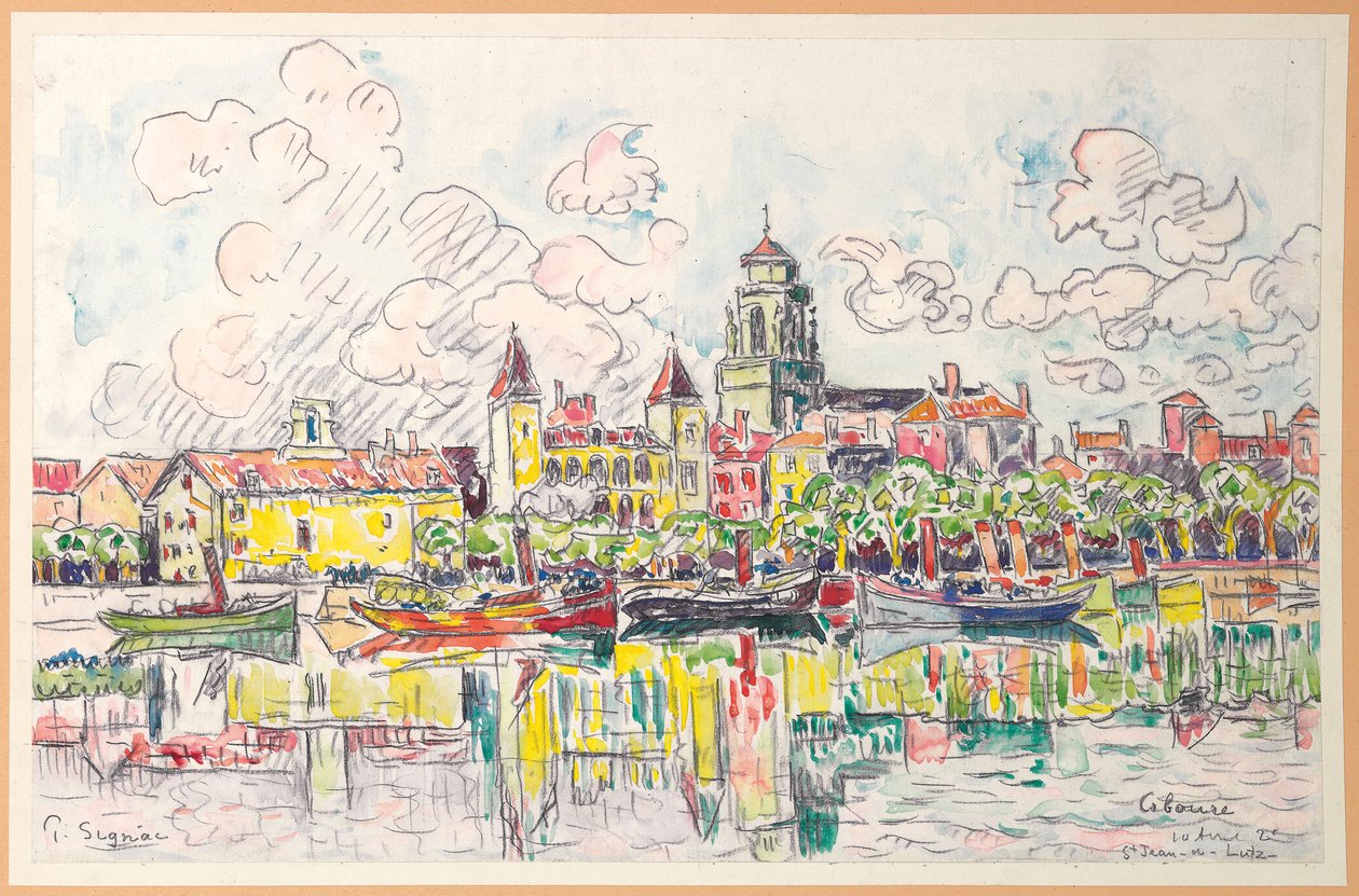 Ciboure, Saint-Jean-de-Luz by Paul Signac