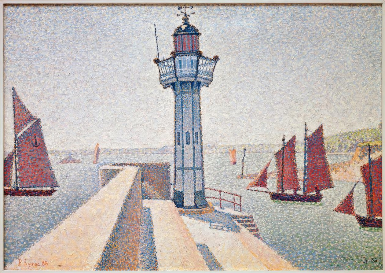The Lighthouse of Portrieux by Paul Signac