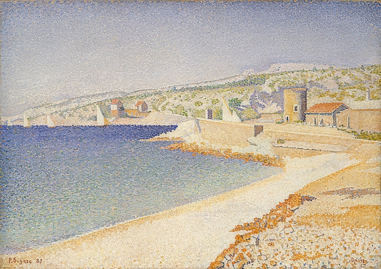 The Pier in Cassis, Opus 198 by Paul Signac