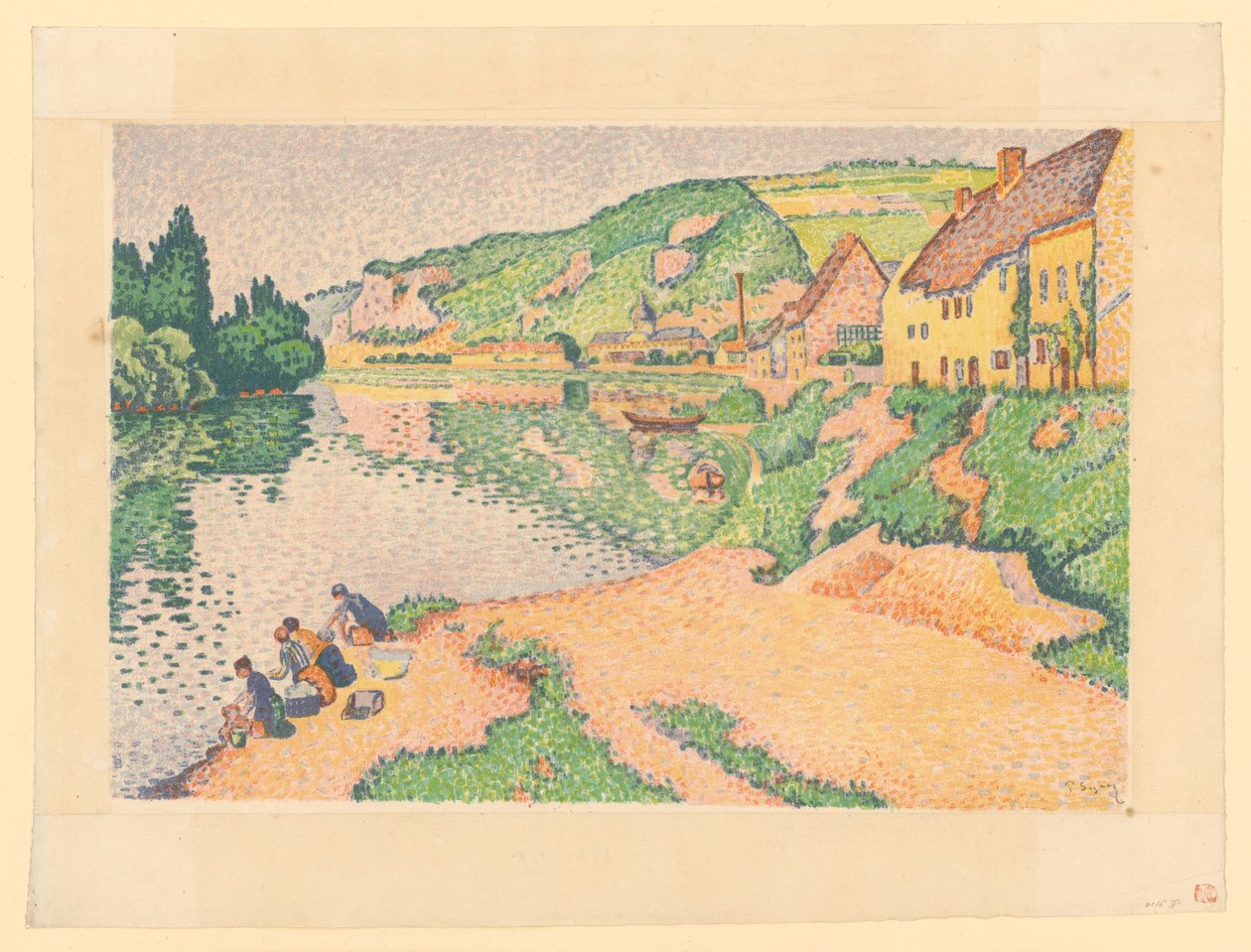 Les Andelys by Paul Signac