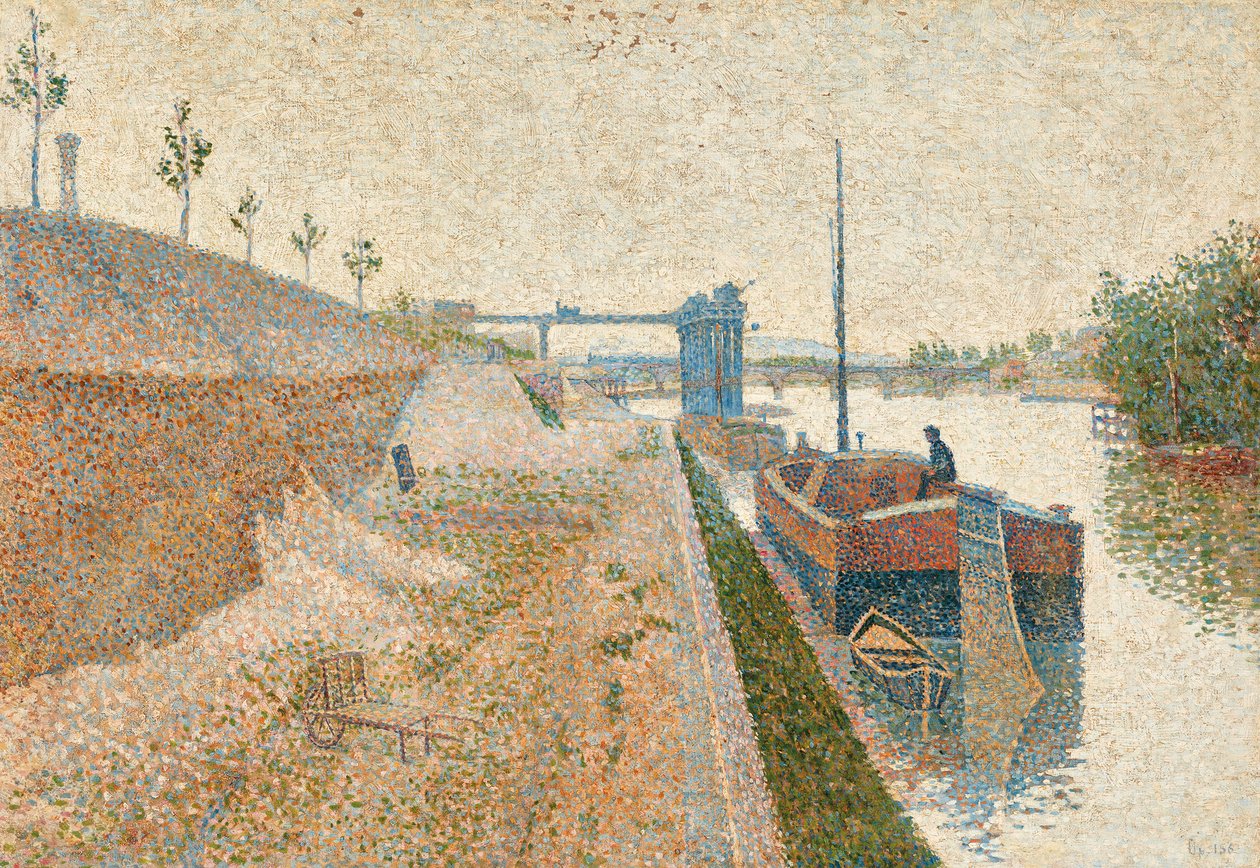 Quai de Clichy by Paul Signac