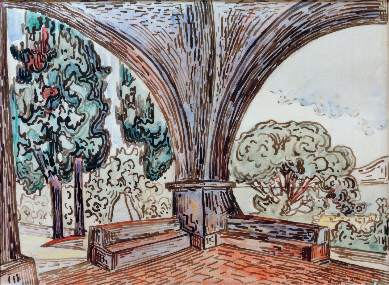 Saint-Tropez, The Chapel of Sainte-Anne by Paul Signac