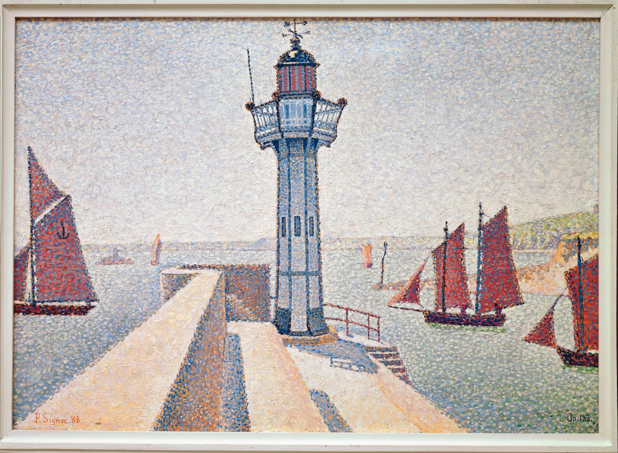 The Lighthouse of Portrieux by Paul Signac