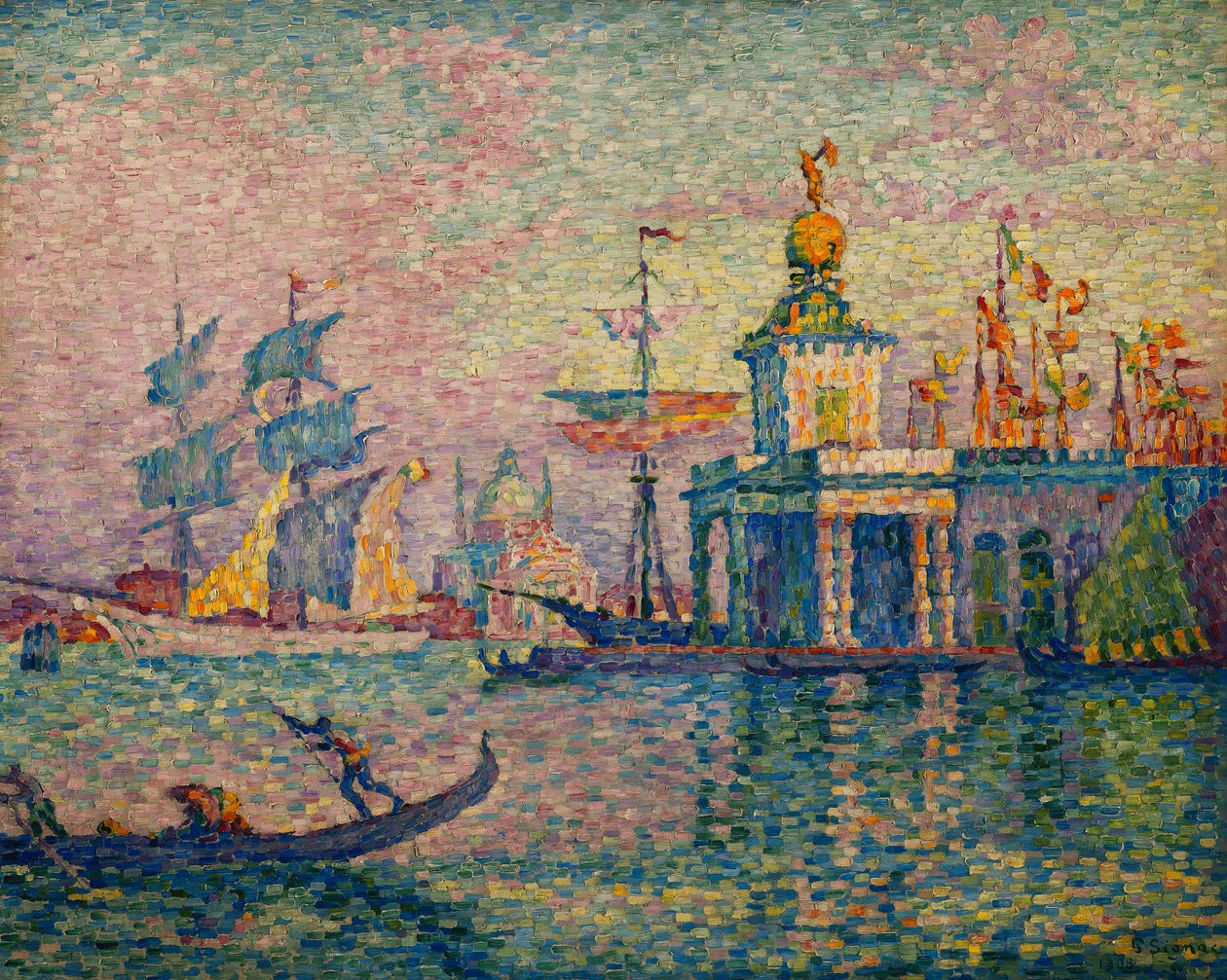 Venice- The Customs House by Paul Signac