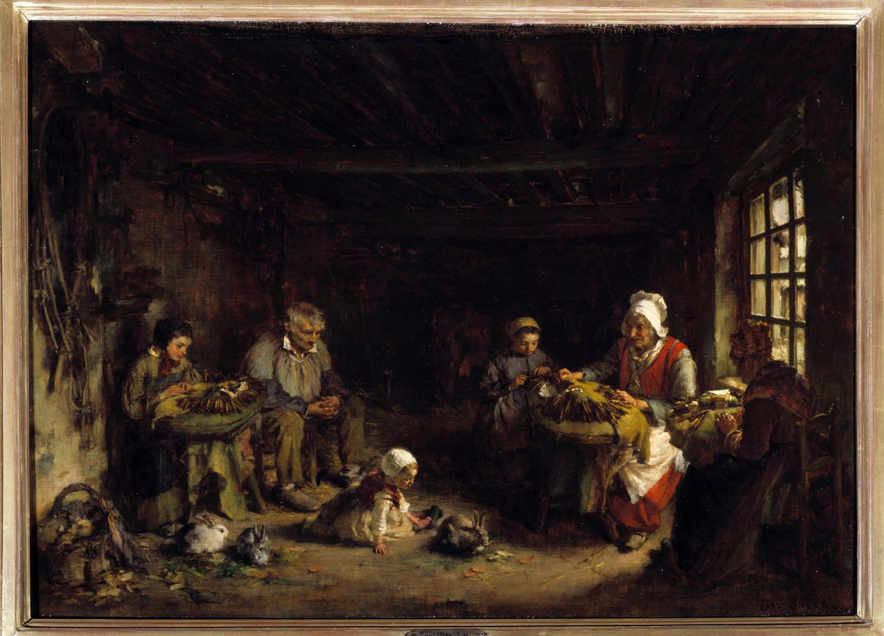 Dentellieres in Asnieres by Paul Soyer