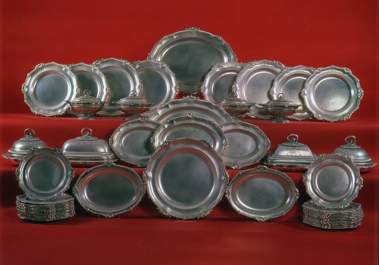 The Egremont Service, a George III dinner-service by Paul Storr