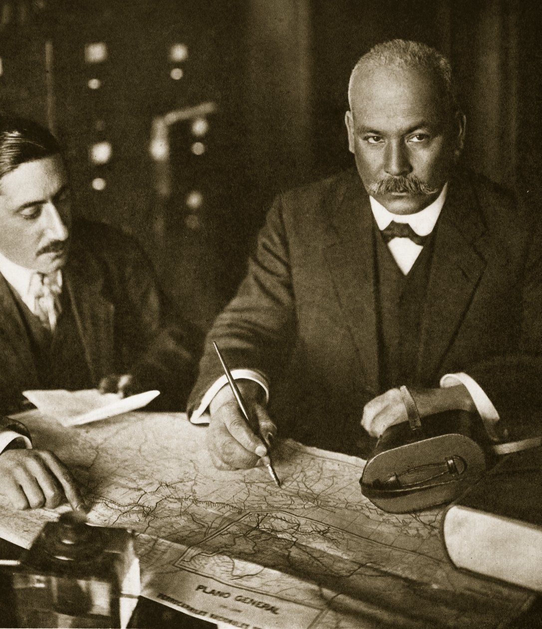 Dr Vasquez Gomez at the Imperial Hotel in New York, 1911 by Paul Thompson