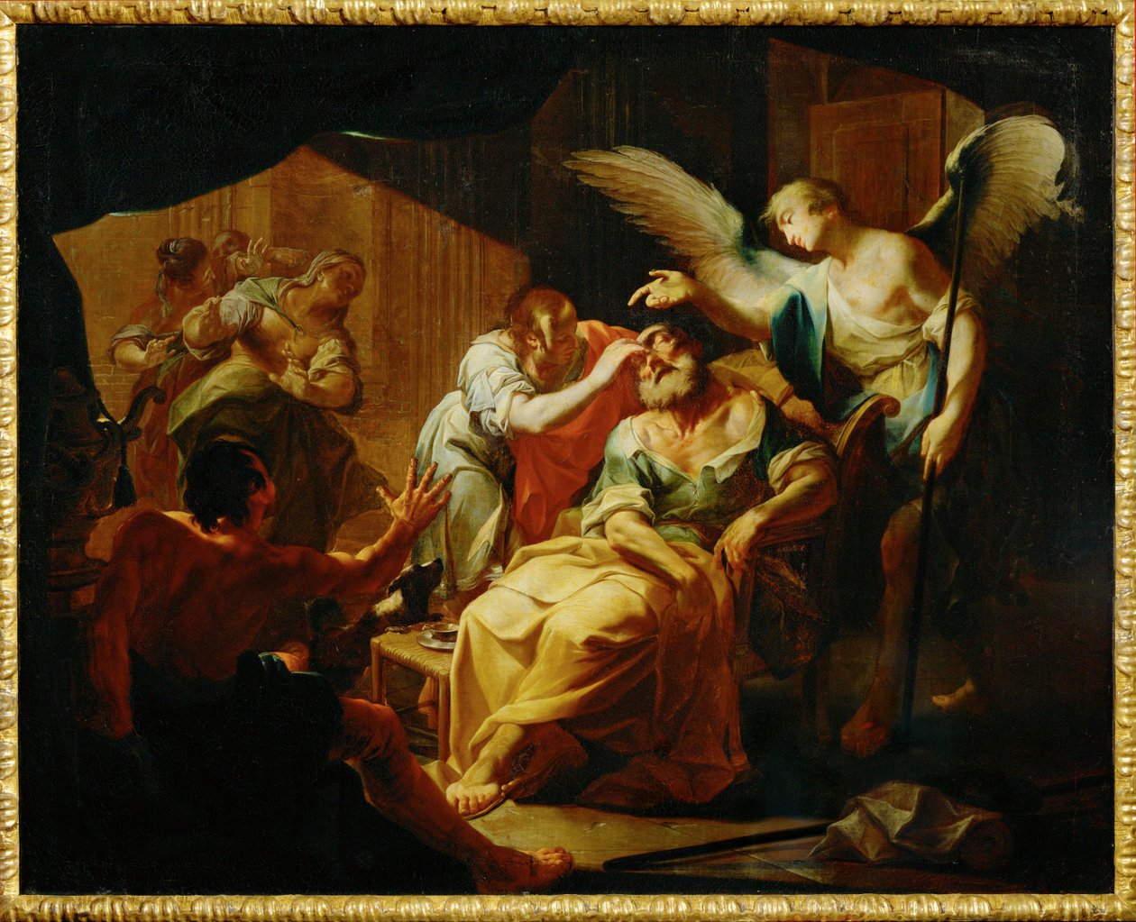 Old Tobit healed by Paul Troger