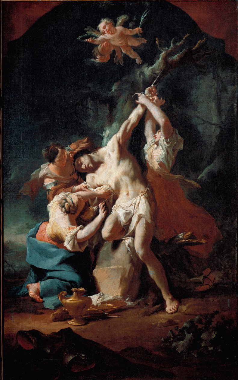 The Martyrdom of Saint Sebastian by Paul Troger