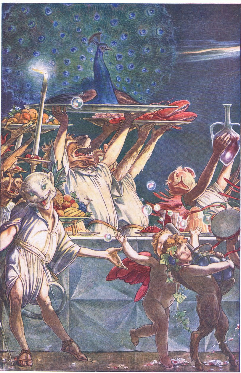 Give us kind keepers, Heavens! - what were these?, illustration from The Tempest, 1908 by Paul Vincent Woodroffe