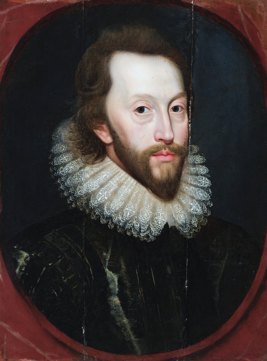 Portrait of a Gentleman by Paul van (attr.to) Somer