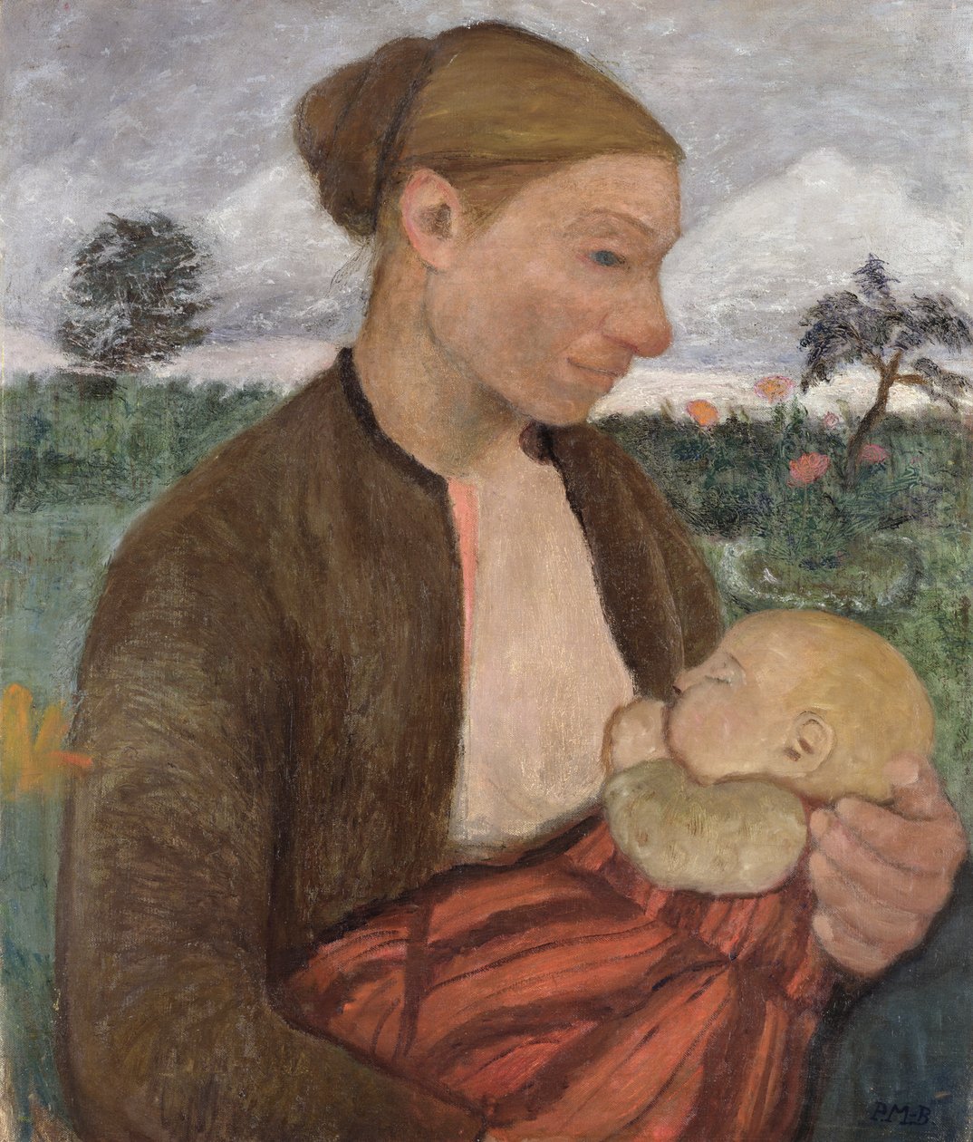 Mother and Child by Paula Modersohn Becker