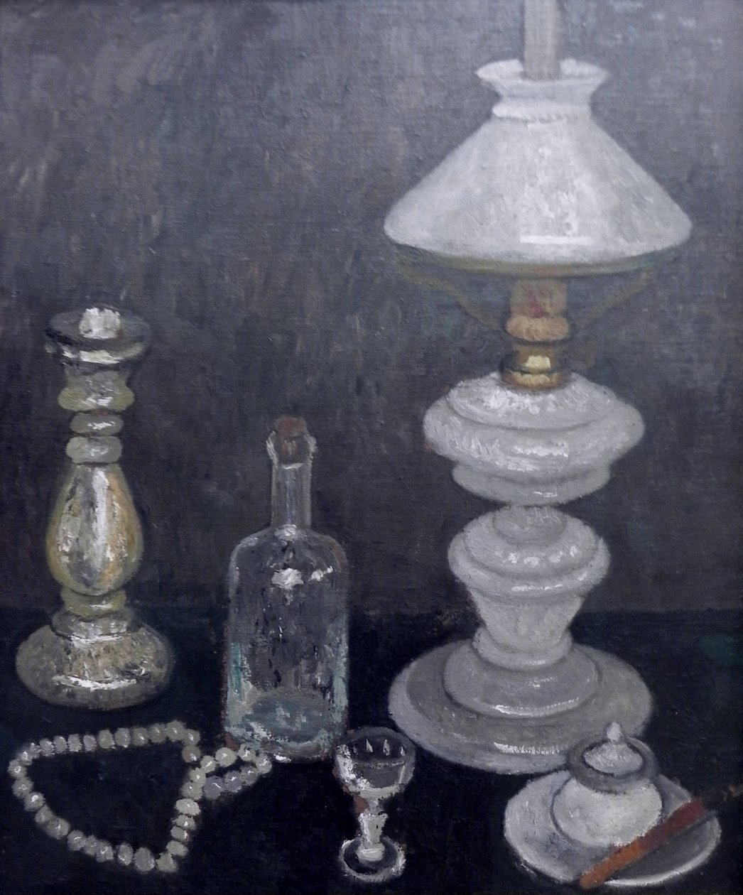 Still Life with White Lamp by Paula Modersohn Becker