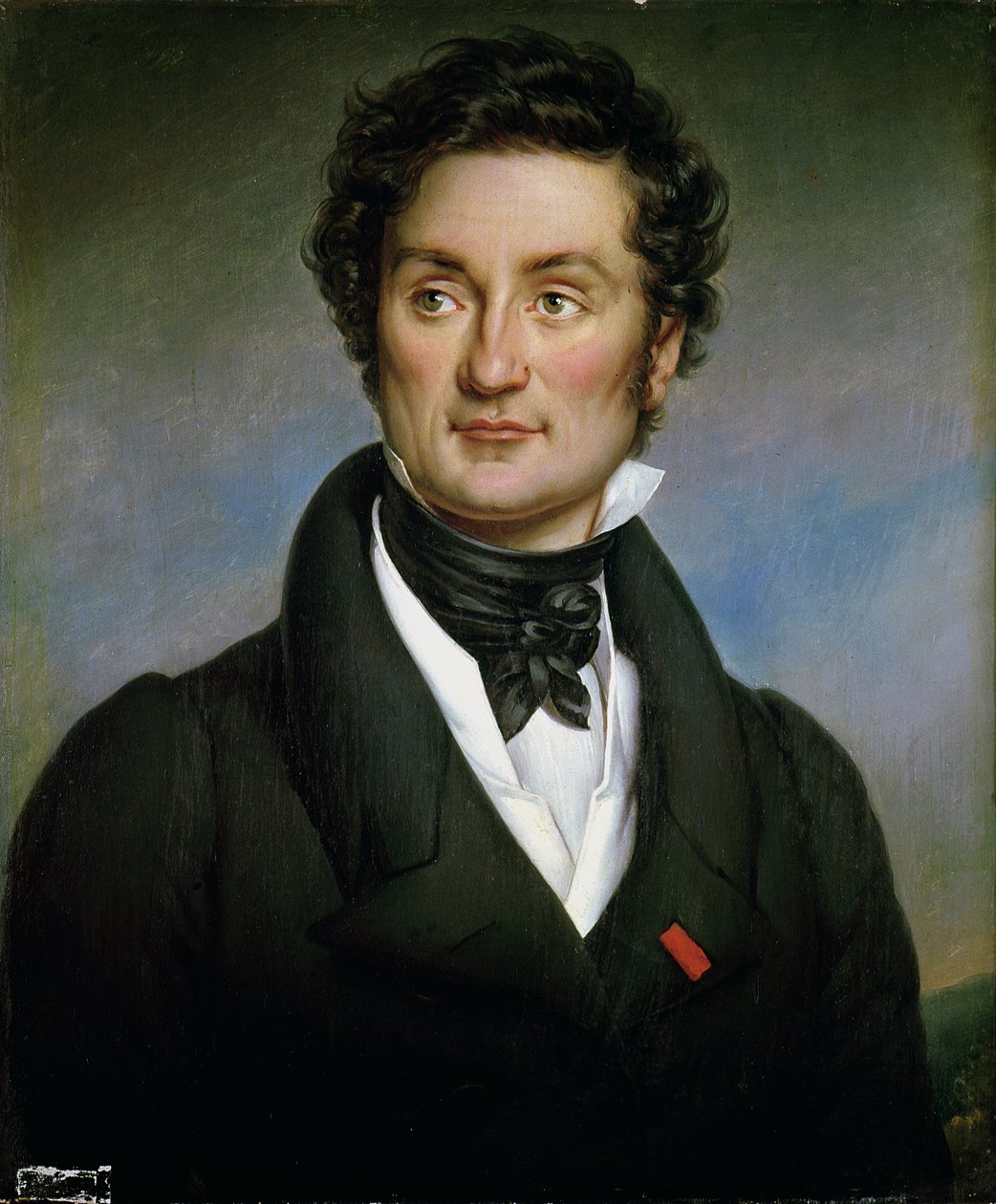 Portrait of Charles Nodier by Paulin Jean Baptiste Guerin