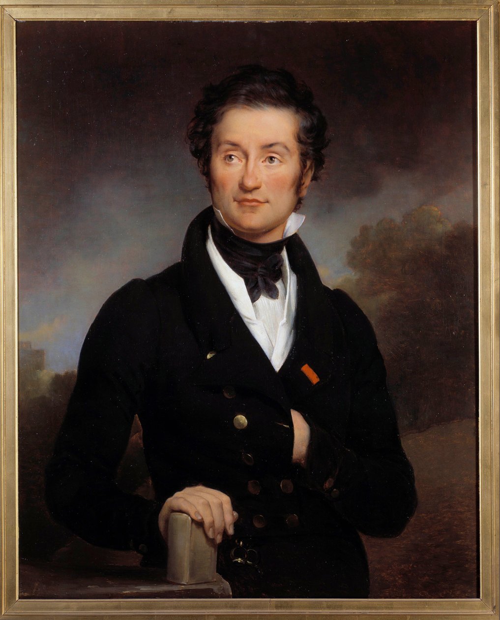 Portrait of the Writer Charles Nodier by Paulin Jean Baptiste Guerin