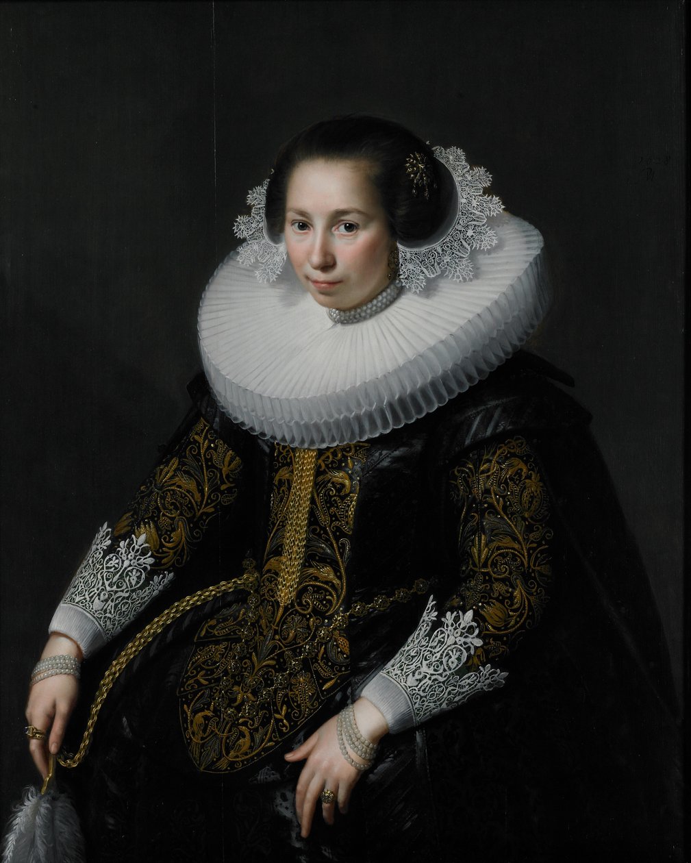 Portrait of Catharina van Voorst, 1628 by Paulus Moreelse