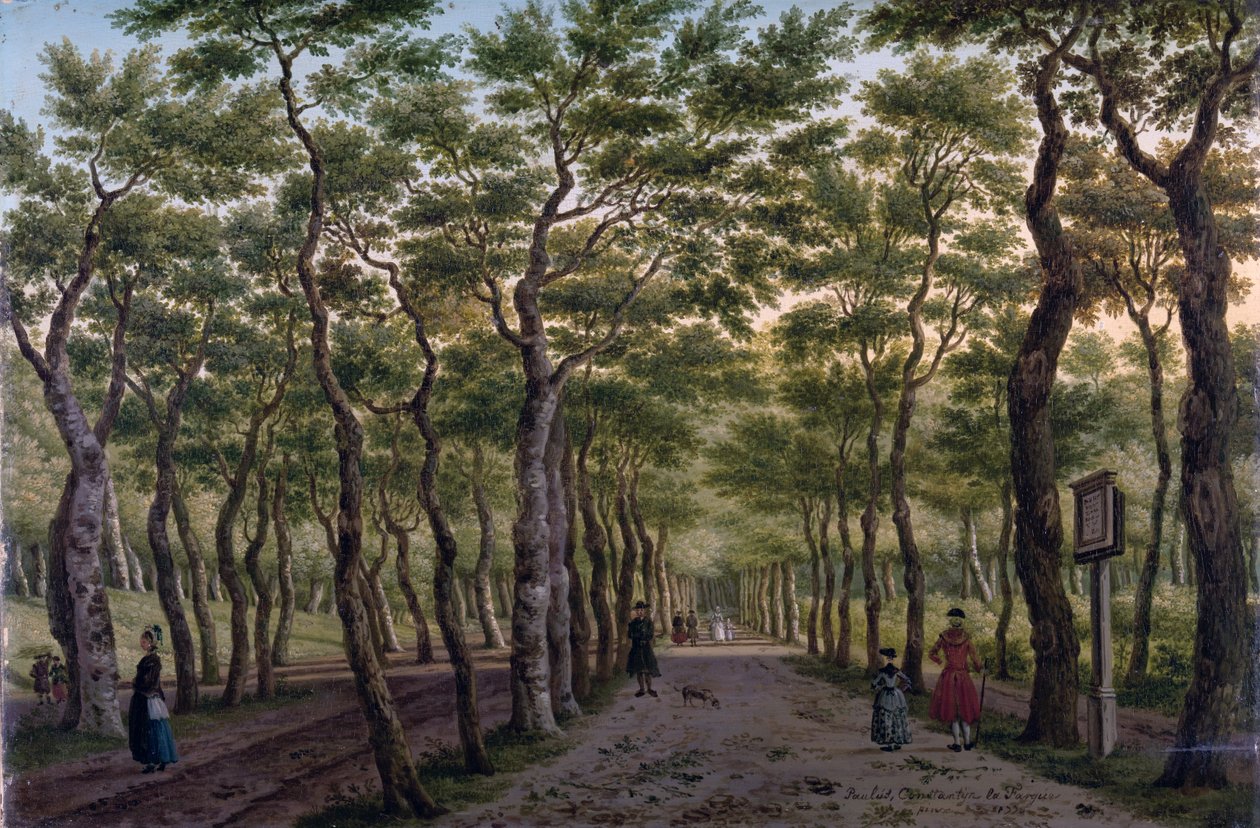 The Herepad in the Haagse Bos by Paulus Constantin La Fargue
