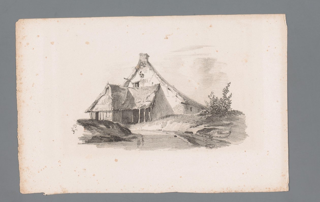 View of a House in a Hilly Landscape (Principles of Landscapes) by Paulus Lauters