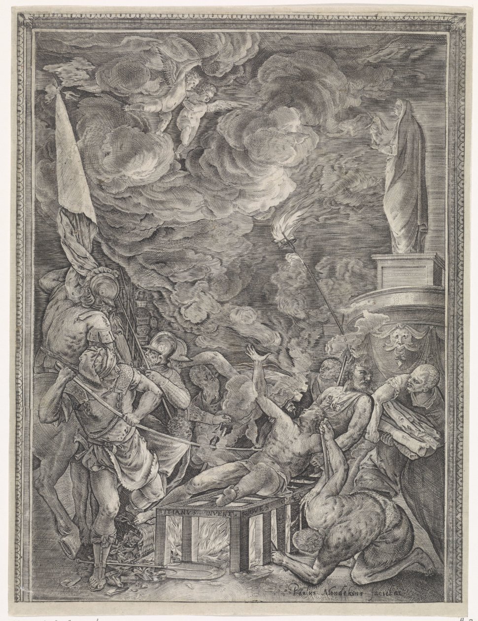 Martyrdom of St. Lawrence by Paulus Mondekens