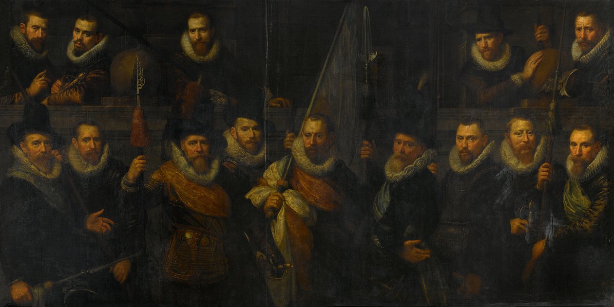 Officers and Other Civic Guardsmen of the IIIrd District of Amsterdam by Paulus Moreelse