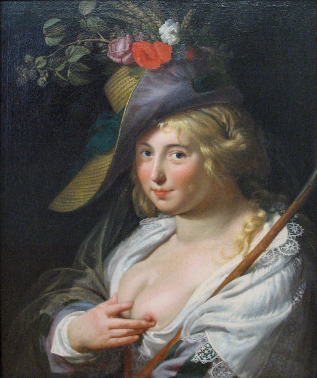 The Blond Shepherdess by Paulus Moreelse