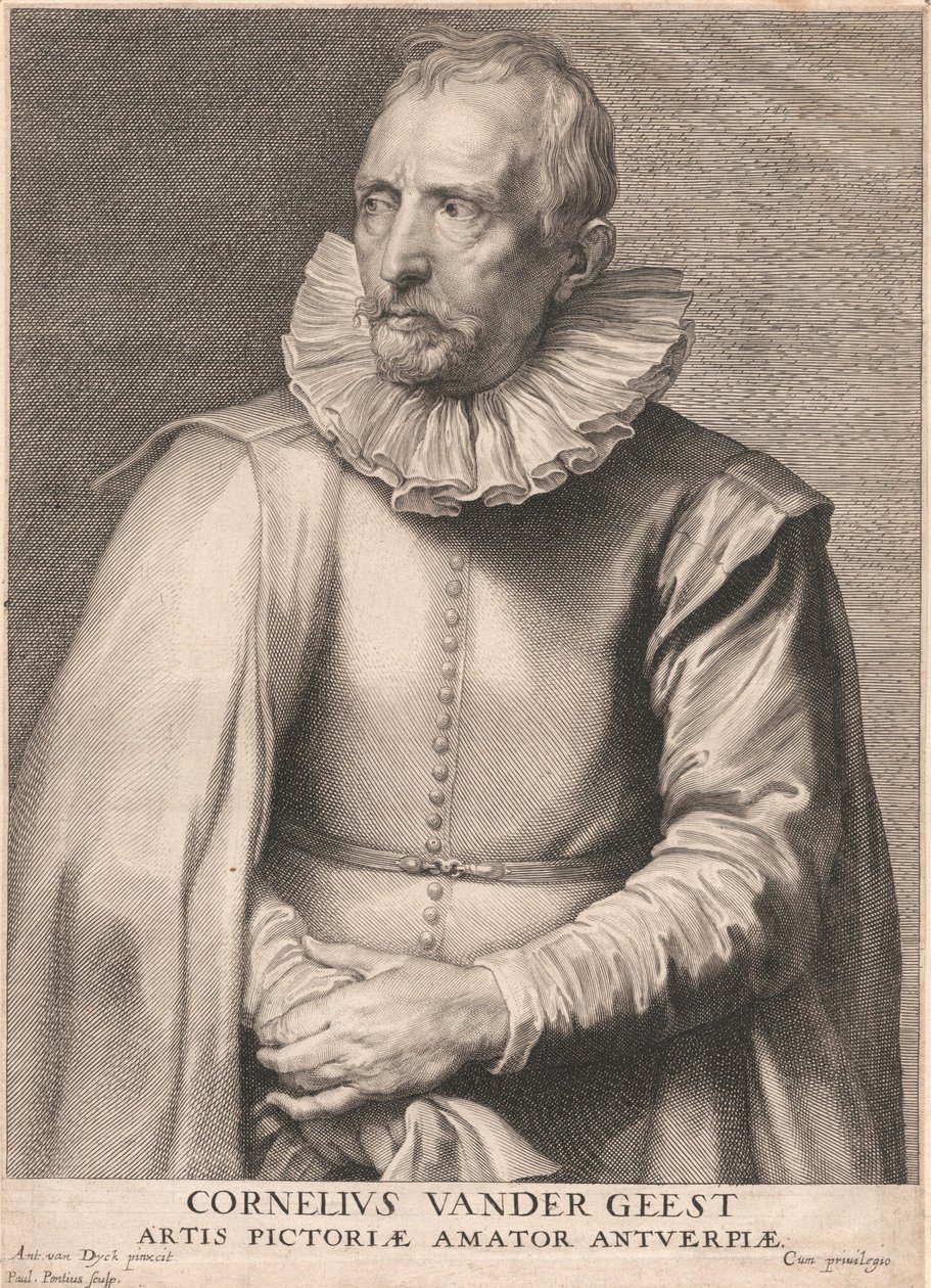 Cornelius Vander Geest by Paulus Pontius