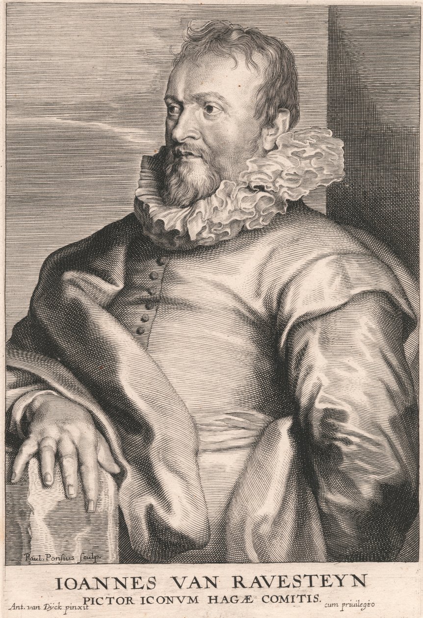 Joannes van Ravesteyn, Pictor Iconum Hagæ Comitis by Paulus Pontius