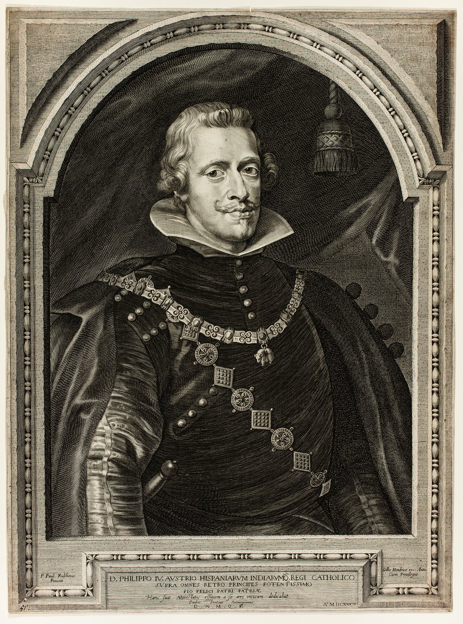 Philip IV, King of Spain by Paulus Pontius