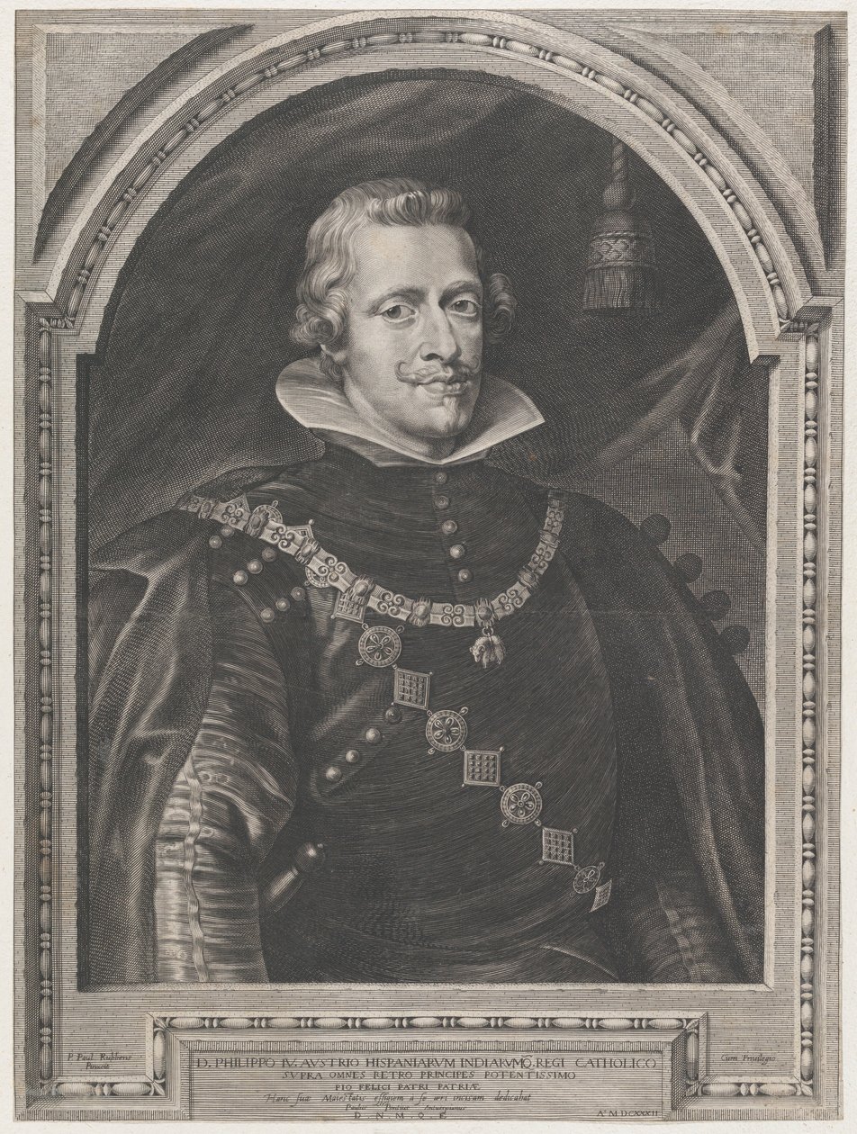 Portrait of Philip IV by Paulus Pontius