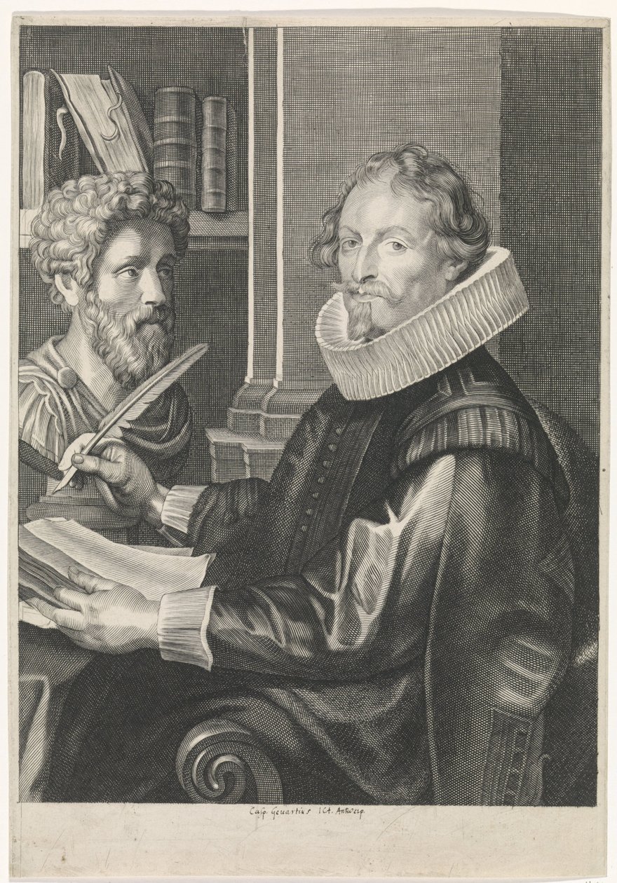 Portrait of Jan-Gaspar Gevartius by Paulus Pontius