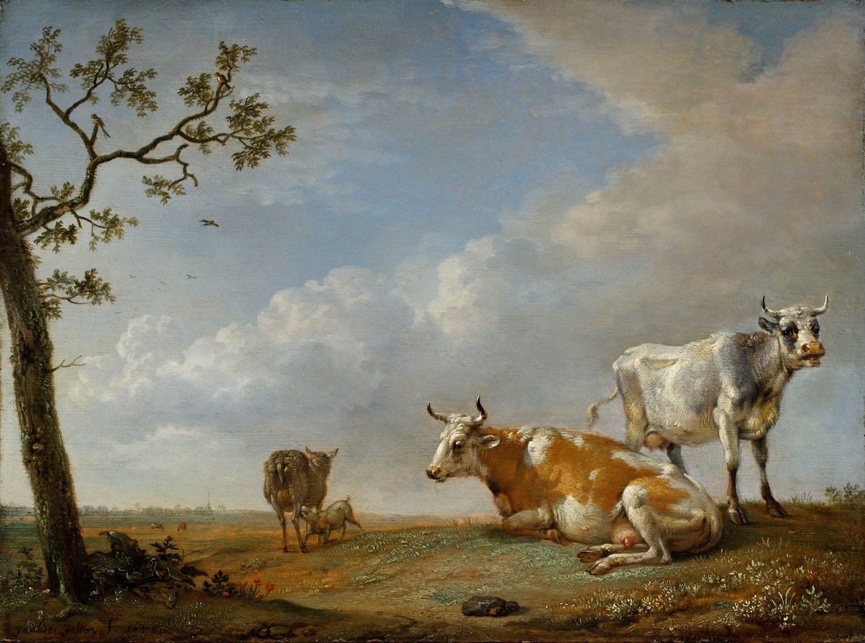 Animals Resting in the Pasture by Paulus Potter