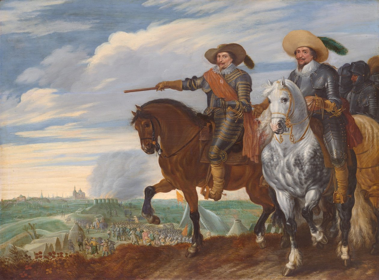 Frederick Henry and Ernst Casimir of Nassau-Dietz at the Siege of 