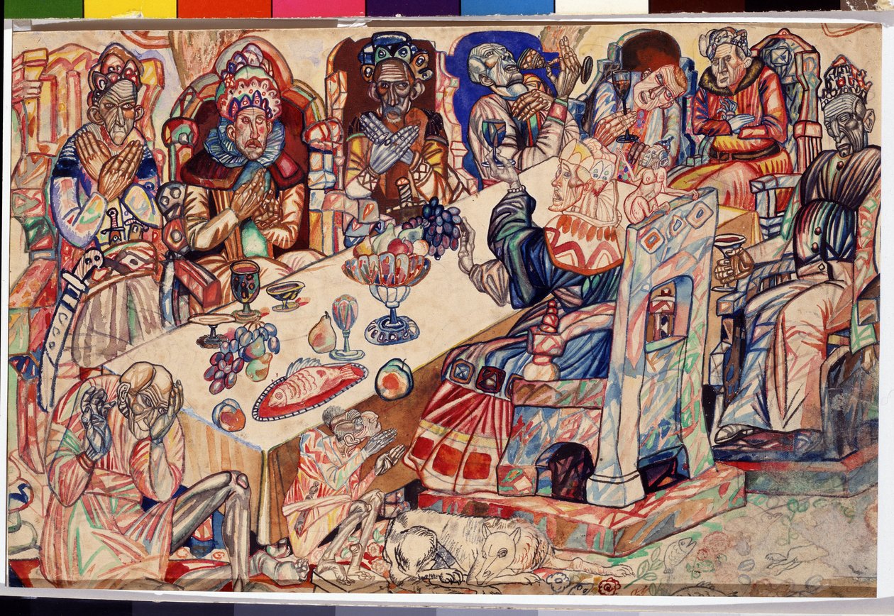 The Feast of Kings by Pawel Nikolajewitsch Filonow