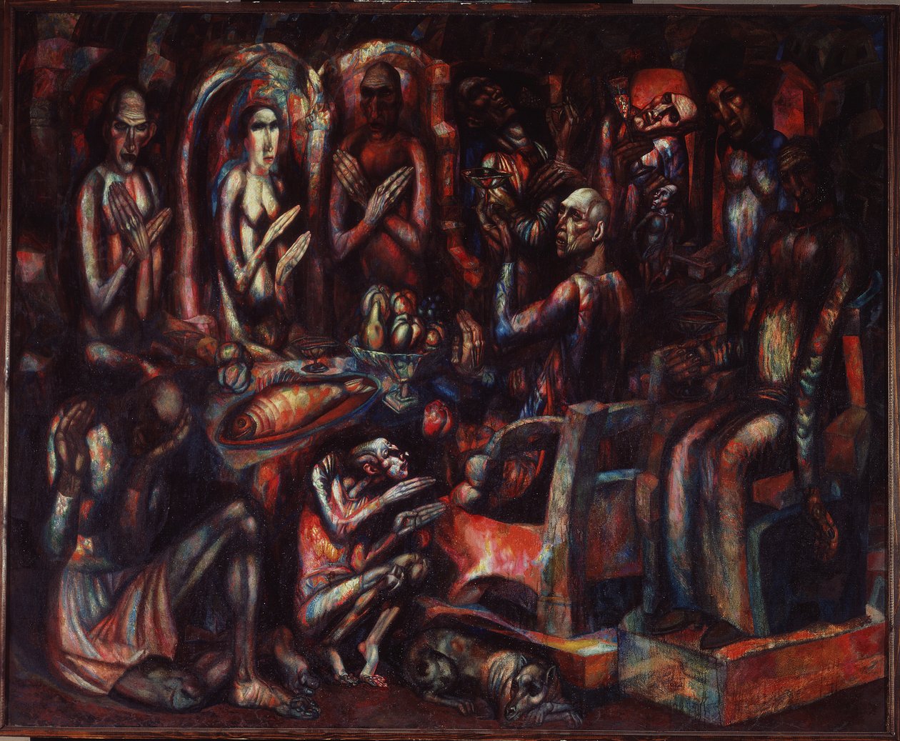 Feast of the Kings, 1913 by Pavel Nikolayevich Filonov