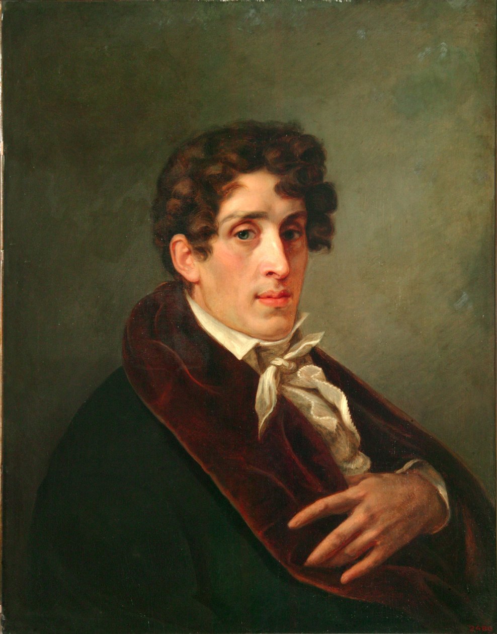 Portrait of the Artist Count Fyodor Petrovich Tolstoy, 1809 by Pavel Nikolayevich Michaylov