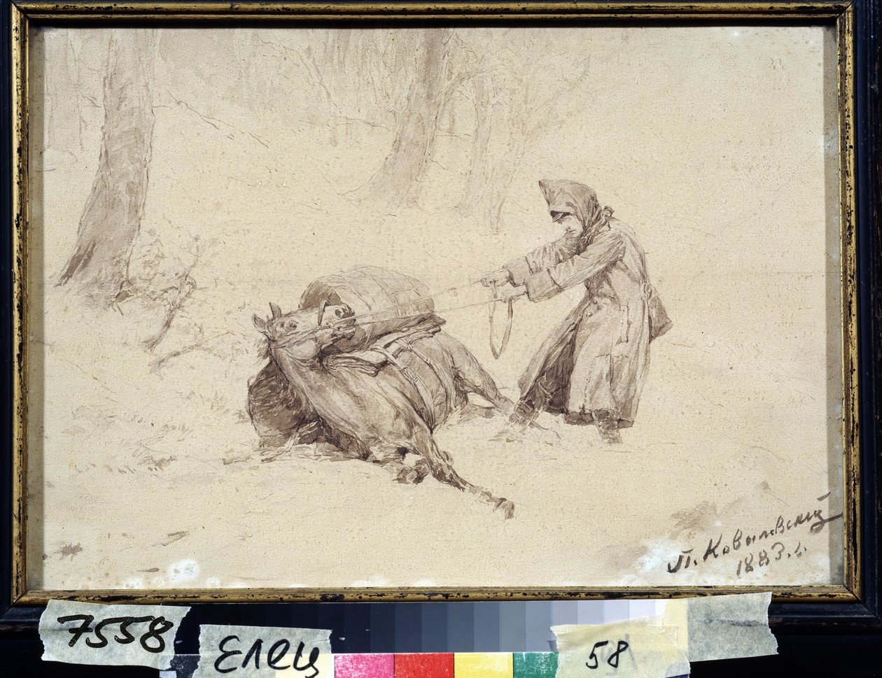 The Death of the Companion by Pavel Osipovich Kovalevsky